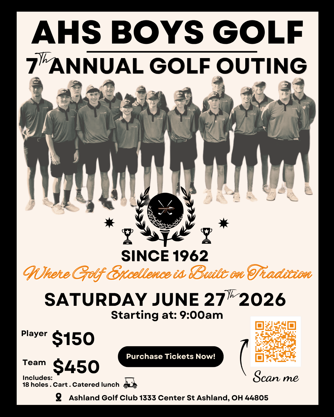 AHS Golf Outing- Single Player